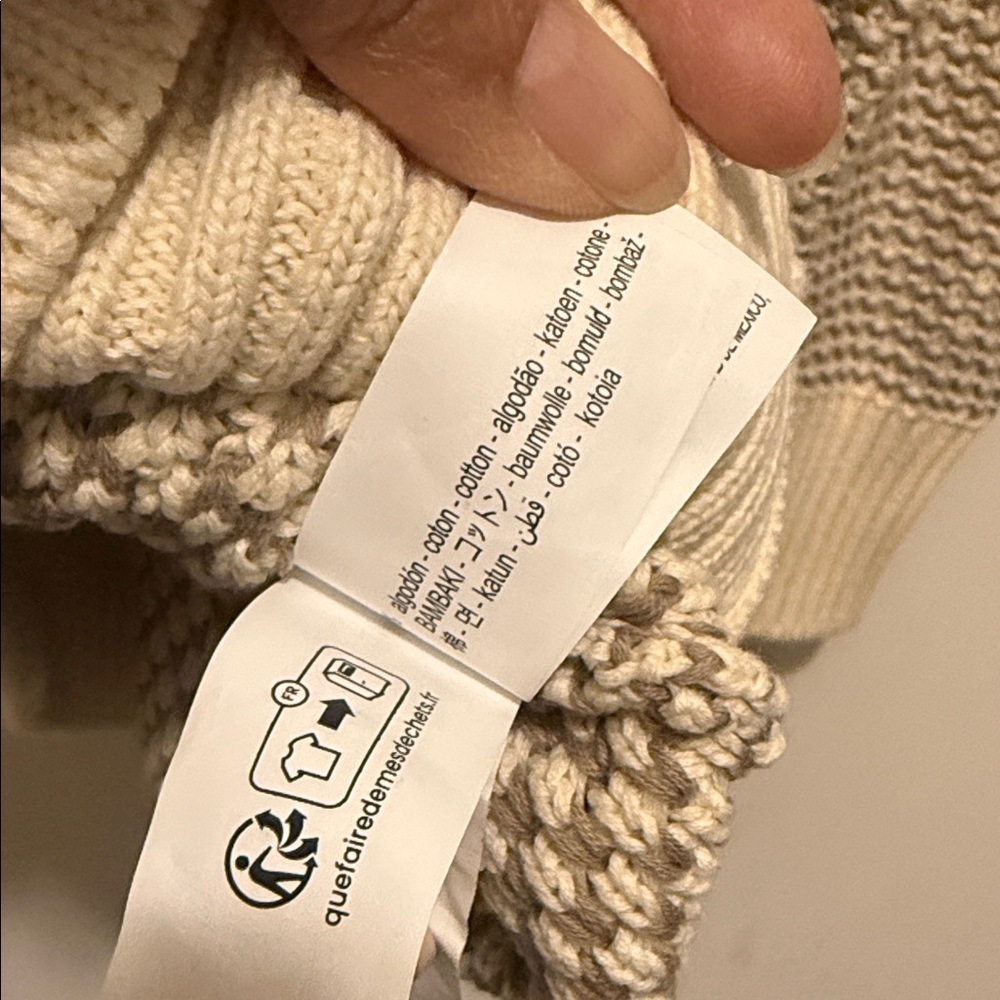 Zara Women’s Cream Cardigan Sweater - Picture 10 of 11